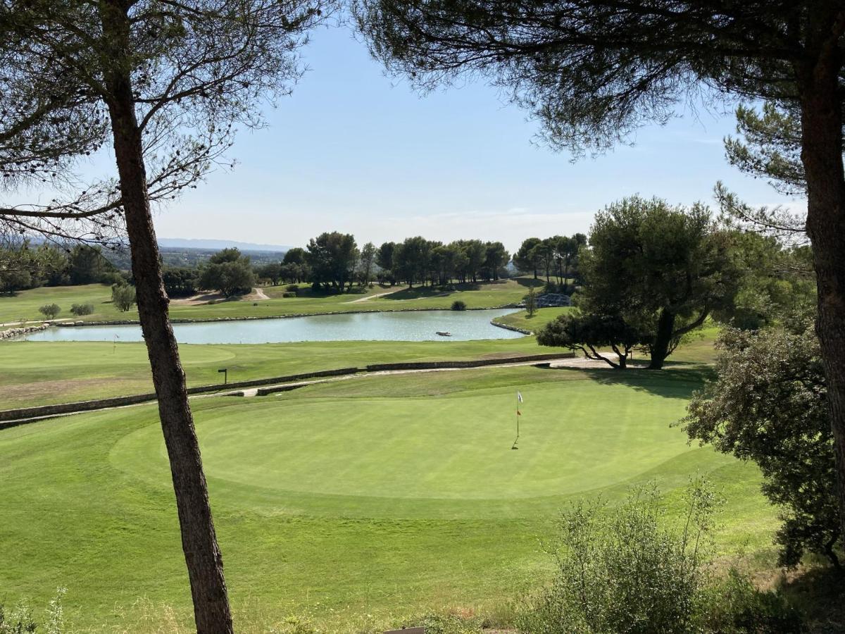 La Perle Du Golf -Magnifique Vue Clim Linge Golf Saumane 6P Piscine Tennis Kültér fotó